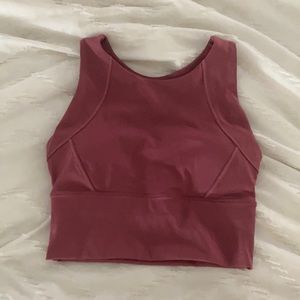 Brand new high neck longline sports bra